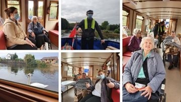 A beautiful canal trip at Alexander Court care home